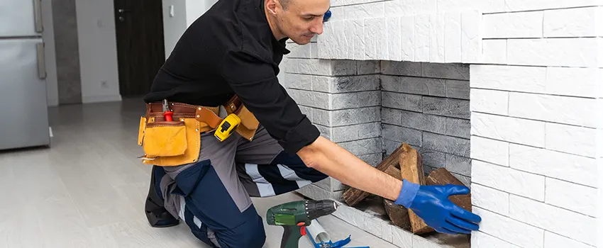 Fireplace Damaged Damper Frame Repair Services in Sterling Heights, Michigan