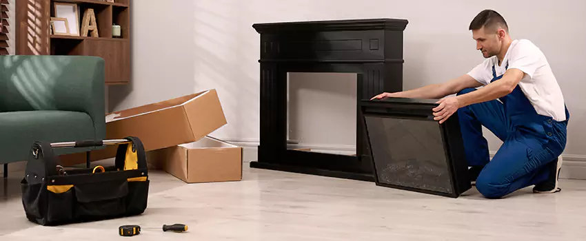 Old Rusted Metal Fireplace Repair And Replacement in Sterling Heights, MI